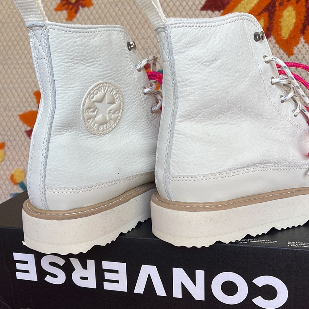 Converse 173212C
CHUCK TAYLOR CRAFTED BOOT HI
EGRET/NATURAL IVORY/PRIME PNK
WMNS - Picture 15 of 16